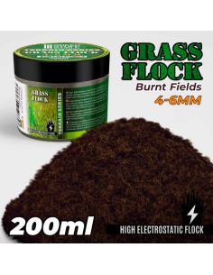 Green Stuff World - Cesped Electrostatico 4-6mm - BURNT FIELDS - 200ml