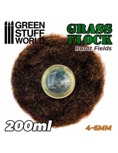 Green Stuff World - Cesped Electrostatico 4-6mm - BURNT FIELDS - 200ml 2