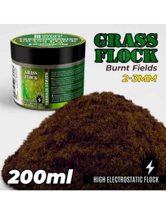 Green Stuff World - Cesped Electrostatico 2-3mm - BURNT FIELDS - 200ml