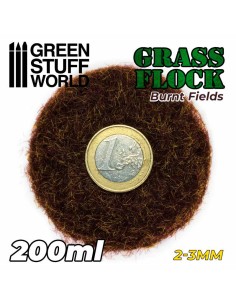 Green Stuff World - Cesped Electrostatico 2-3mm - BURNT FIELDS - 200ml 2