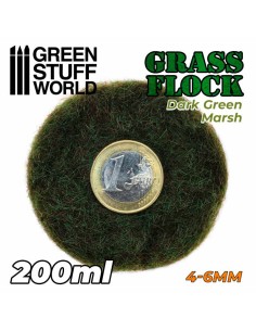 Green Stuff World - Cesped Electrostatico 4-6mm - DARK GREEN MARSH - 200ml 2