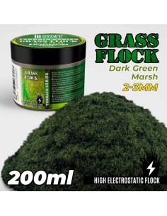 Green Stuff World - Cesped Electrostatico 2-3mm - DARK GREEN MARSH - 200ml