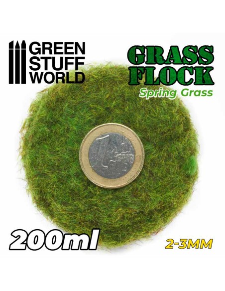 Green Stuff World - Cesped Electrostatico 2-3mm - SPRING GRASS - 200ml