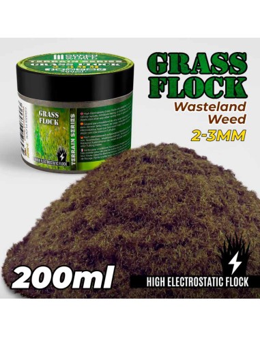 Green Stuff World - Cesped Electrostatico 2-3mm - WASTELAND WEED - 200ml