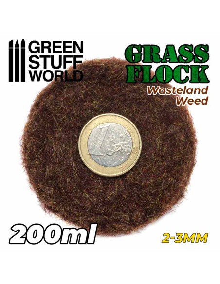 Green Stuff World - Cesped Electrostatico 2-3mm - WASTELAND WEED - 200ml