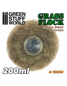 Green Stuff World - Cesped Electrostatico 4-6mm - BROWN MOOR GRASS - 200ml 2