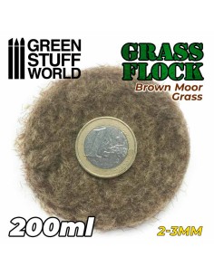 Green Stuff World - Cesped Electrostatico 2-3mm - BROWN MOOR GRASS - 200ml 2