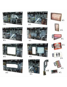 Battle Systems - Cyberpunk Walls Scenery