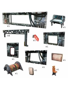 Battle Systems - Cyberpunk Girders & Accessories Scenery