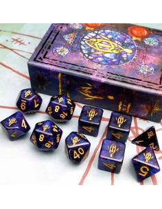 Elder Dice - Seer's Eye - Mythic Glass and Wax Edition Polyhedral Set 2