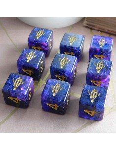 Elder Dice - Seer's Eye d6 Dice - Mythic Glass and Wax Edition d6 set