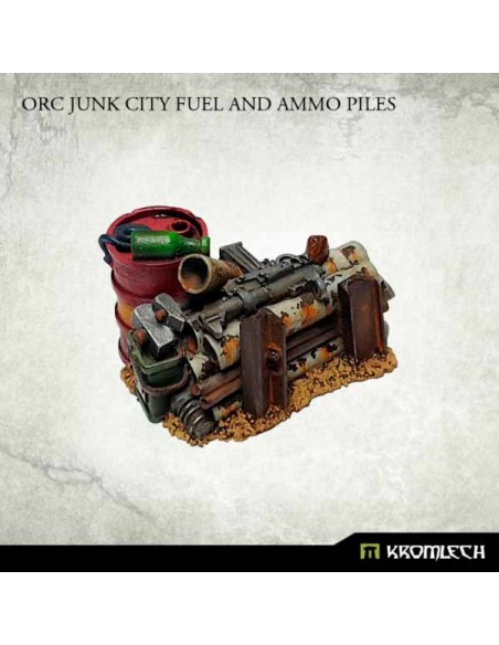 Kromlech - Orc Junk City Fuel and Ammo Piles