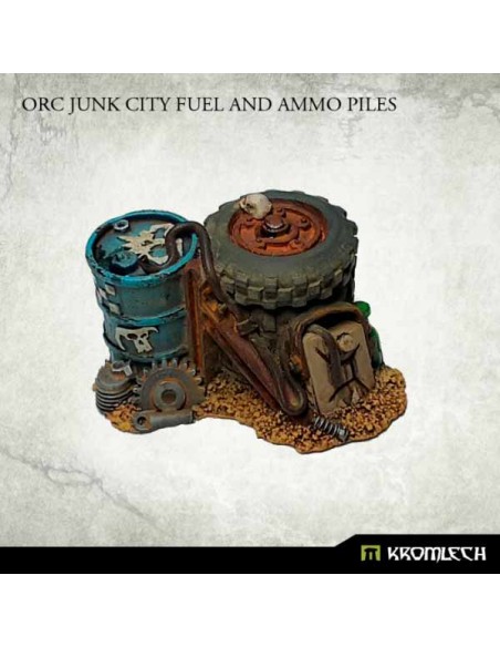 Kromlech - Orc Junk City Fuel and Ammo Piles