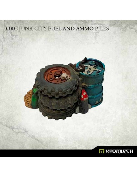 Kromlech - Orc Junk City Fuel and Ammo Piles