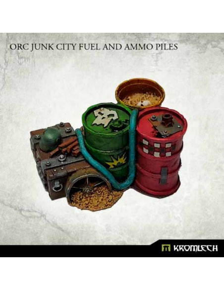 Kromlech - Orc Junk City Fuel and Ammo Piles