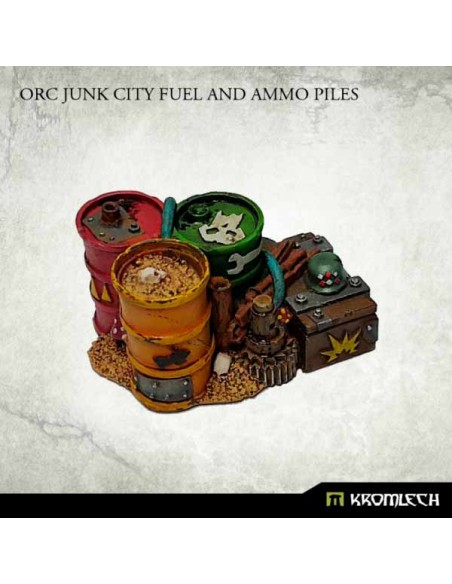 Kromlech - Orc Junk City Fuel and Ammo Piles