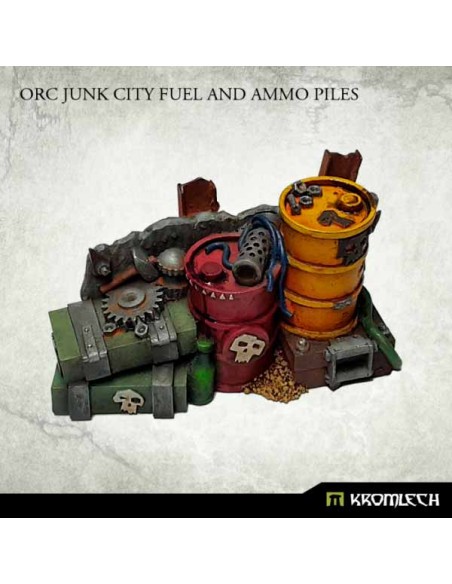 Kromlech - Orc Junk City Fuel and Ammo Piles