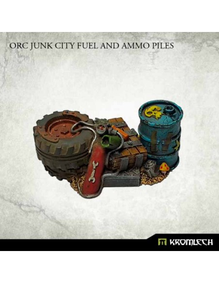 Kromlech - Orc Junk City Fuel and Ammo Piles