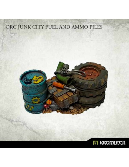 Kromlech - Orc Junk City Fuel and Ammo Piles