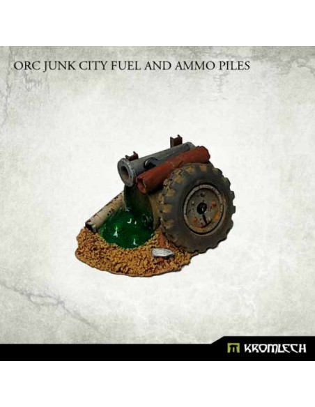 Kromlech - Orc Junk City Fuel and Ammo Piles