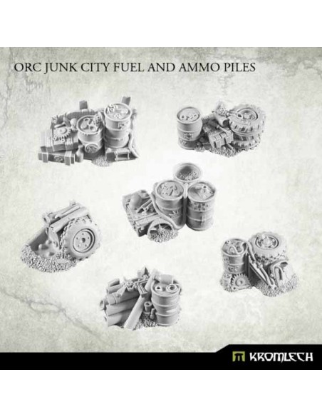 Kromlech - Orc Junk City Fuel and Ammo Piles