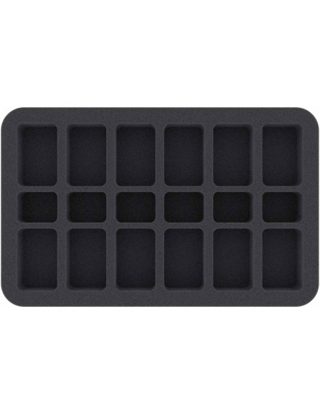 Feldherr - HS035BF01BO 35 mm Half-Size foam tray with 18 compartments