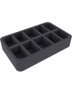 Feldherr - HSBE050BO 50 mm Half-size foam tray with 10 compartments