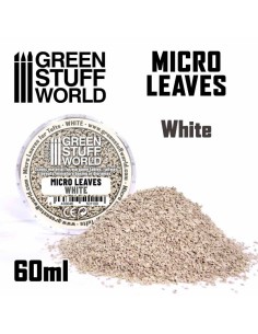 Green Stuff World - MICRO HOJAS - Mix blanco