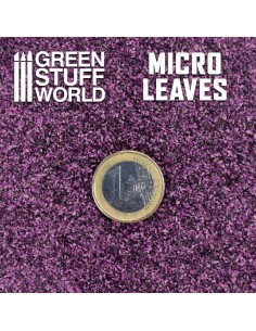 Green Stuff World - MICRO HOJAS - Mix violeta oscuro