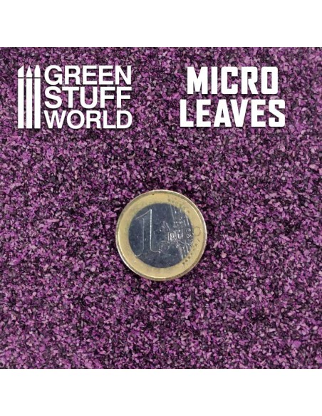 Green Stuff World - MICRO HOJAS - Mix violeta oscuro