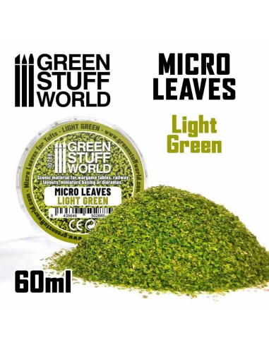 Green Stuff World - MICRO HOJAS - Mix verde claro
