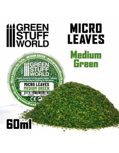 Green Stuff World - Micro Leaves - Medium Green Mix