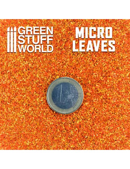 Green Stuff World - MICRO HOJAS - Mix naranja