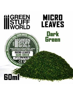 Green Stuff World - MICRO HOJAS - Mix verde oscuro