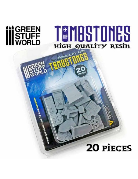 Green Stuff World - Gravestones Resin Set (20x)