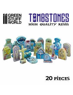 Green Stuff World - Gravestones Resin Set (20x) 2