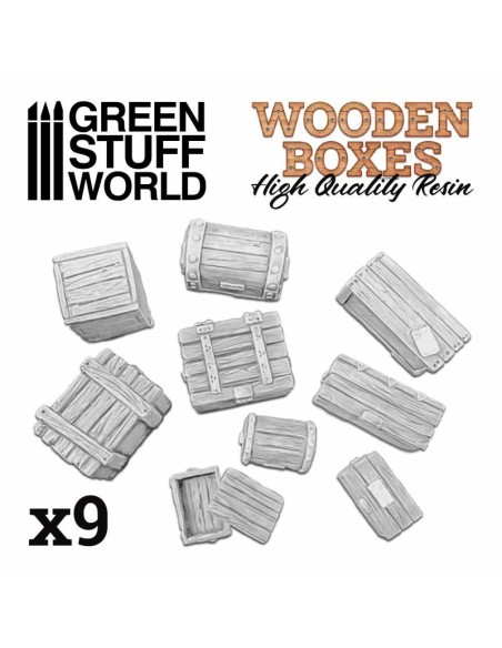 Green Stuff World - Wooden boxes set