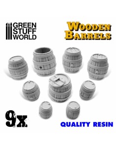 Green Stuff World - Resin Wooden Barrels 2