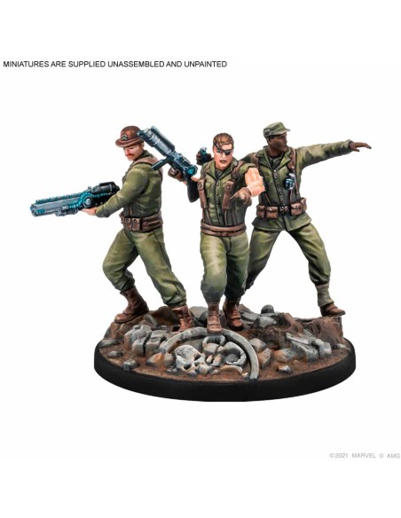 Marvel Crisis Protocol - Nick Fury Sr & the Howling Commandos