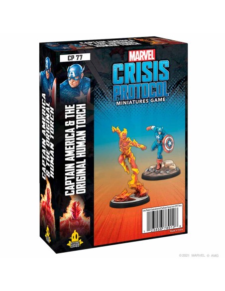 Marvel Crisis Protocol - Captain America & the Original Human Torch