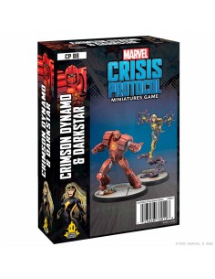 Marvel Crisis Protocol - Crimson Dynamo & Darkstar (Inglés)