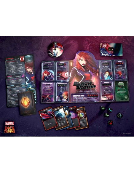 Marvel Dice Throne 2-Hero Box 1 - Black Widow vs Doctor Strange (INGLÉS)