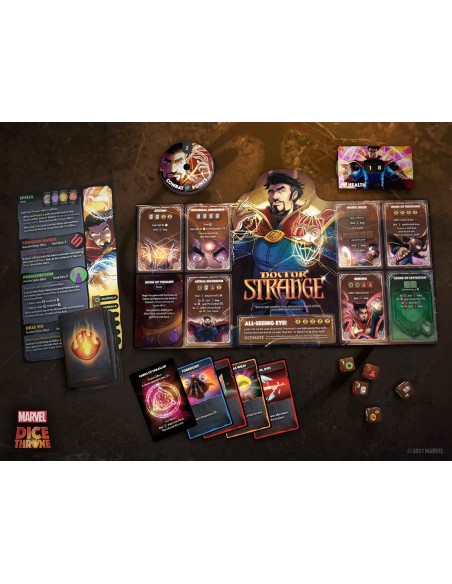 Marvel Dice Throne 2-Hero Box 1 - Black Widow vs Doctor Strange (INGLÉS)