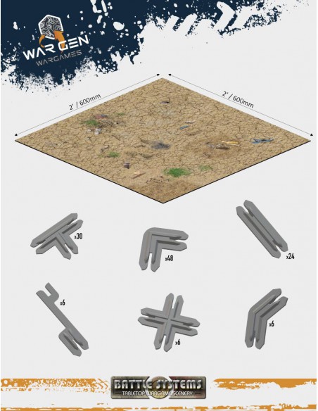 Battle Systems - Shanty Town Core Set Scenery