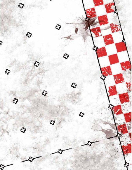 Frostland Coliseum - Blood Bowl Compatible Gaming Mat