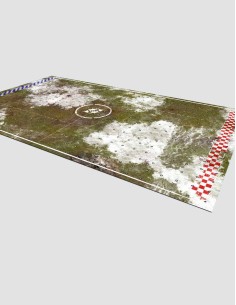 Snow Valley Coliseum - Blood Bowl Compatible Gaming Mat 2