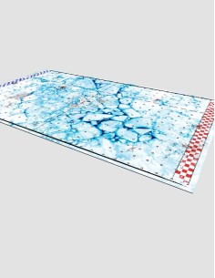 Artic Blizzard Coliseum - Blood Bowl Compatible Gaming Mat 2