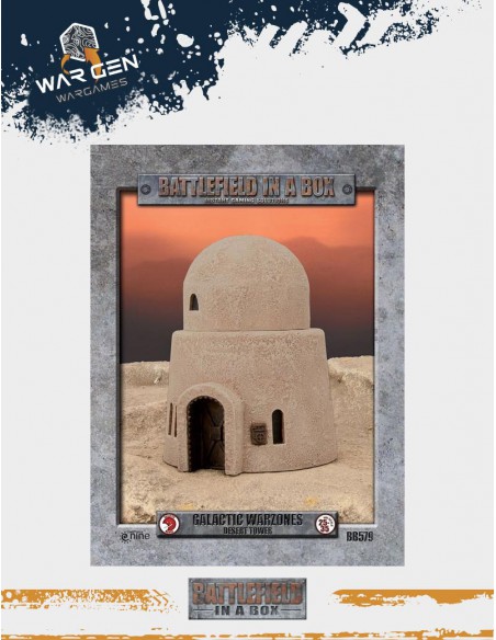 GF9 Battlefield in a Box Galactic Warzones Desert Walls BB581 