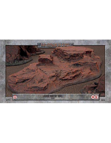 Battlefield in a box - Essentials: Large Rocky Hill Mars (Prepintado)