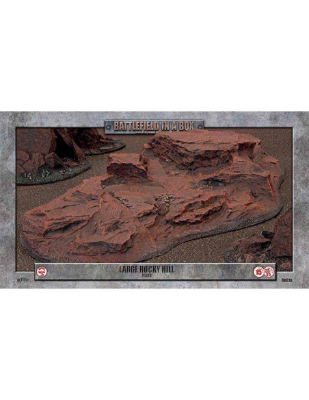 Battlefield in a box - Essentials: Large Rocky Hill Mars (Prepintado)